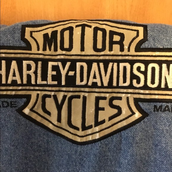Harley-Davidson Other - Sz L Harley jean jacket